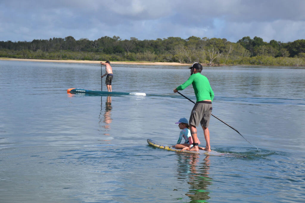 Stand-Up-Paddle Reise mit Familie nach Australien